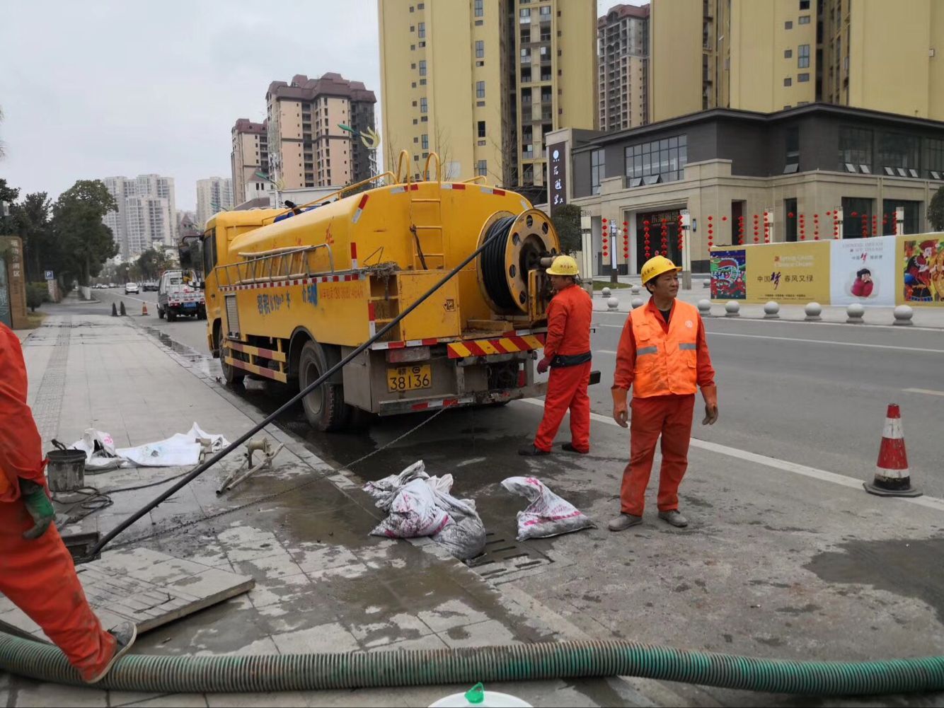 石排镇排污管道清淤-管道清洗